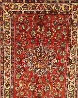 MOBARAKE,PERSIEN CA.206 X 140 CM. FLOR WOLLE