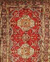 TäBRIZ,PERSIEN CA.197 X 139 CM. FLOR WOLLE