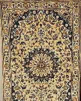 NAIN,PERSIEN CA.200 X 120 CM. FLOR WOLLE MIT SEIDE
