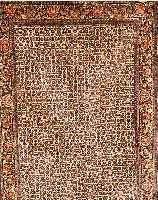 BIDJAR,PERSIEN CA.218 X 148 CM. FLOR WOLLE.SEHR STRAPAZIERFäHIG.