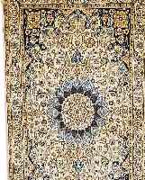 NAIN,PERSIEN CA.200 X 122 CM. FLOR WOLLE MIT SEIDE