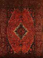 KHALMOHAMMADI,AFGHANISTAN CA 285 X 198 CM. WOLLE AUF WOLLE.PFLANZENFARBEN