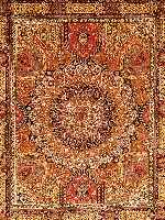 TäBRIZ FEIN,PERSIEN CA.254 X 207 CM. KORKWOLLE MIT SEIDE 550000 KN/QM