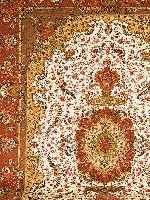 TäBRIZ FEIN,PERSIEN CA.404 X 295 CM. KORKWOLLE M.U. AUF SEIDE CA 650000KN/QM