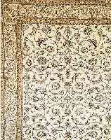 NAIN,PERSIEN CA.340 X 246 CM. FLOR WOLLE MIT SEIDE