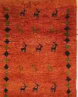 GABBEH,PERSIEN CA.144 X 84 CM. WOLLE AUF WOLLE