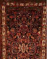 NAHAWAND,PERSIEN CA.300 X 158 CM. FLOR WOLLE.