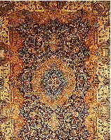 KASHMAR,PERSIEN CA.290 X 199 CM. FLOR WOLLE.