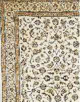 NAIN,PERSIEN CA.359 X 252 CM. FLOR WOLLE MIT SEIDE