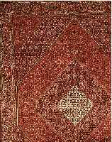 BIDJAR,PERSIEN CA.352 X 250 CM. FLOR WOLLE.