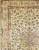 NAIN,PERSIEN CA.387 X 290 CM. FLOR WOLLE MIT SEIDE