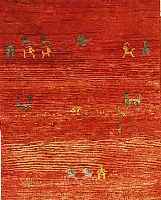GABBEH,PERSIEN CA.196 X 98 CM. WOLLE AUF WOLLE