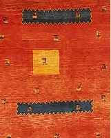 GABBEH,PERSIEN CA.160 X 124 CM. WOLLE AUF WOLLE