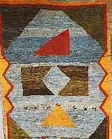 GABBEH,PERSIEN CA.190 X 140 CM. WOLLE AUF WOLLE
