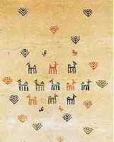 GABBEH,PERSIEN CA.152 X 105 CM. WOLLE AUF WOLLE