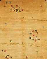 GABBEH,PERSIEN CA.247 X 175 CM. WOLLE AUF WOLLE