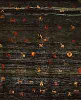 GABBEH,PERSIEN CA.211 X 200 CM. WOLLE AUF WOLLE