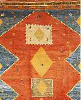 GABBEH,PERSIEN CA.372 X 303 CM. WOLLE AUF WOLLE