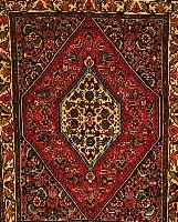 BIDJAR,PERSIEN.CA 86 X 69 CM. FLOR WOLLE.
