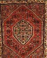 BIDJAR,PERSIEN CA 90 X 73 CM. FLOR WOLLE.