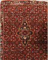 BIDJAR,PERSIEN CA 96 X 75 CM. FLOR WOLLE.