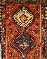 YALAMEH,PERSIEN CA 104 X 58 CM. WOLLE AUF WOLLE.