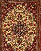 GHOM KORK,PERSIEN CA 92 X 65 CM. FLOR KORKWOLLE.
