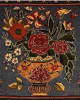 KESCHAN,PERSIEN CA 98 X 78 CM. FLOR WOLLE.