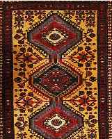 YALAMEH,PERSIEN CA 79 X 63 CM. WOLLE AUF WOLLE.