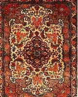 MALAYER,PERSIEN CA 137 X 103 CM. FLOR WOLLE.