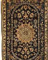 NAIN,PERSIEN CA 140 X 90 CM. FLOR WOLLE MIT SEIDE.