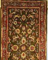 SAROGH,PERSIEN CA 237 X 69 CM. FLOR WOLLE.