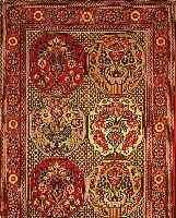 GHOM KORK,PERSIEN CA 193 X 80 CM. FLOR KORKWOLLE.