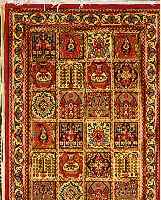 GHOM KORK,PERSIEN CA 190 X 65 CM. FLOR KORKWOLLE.
