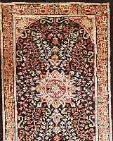 JAPUR,INDIEN CA 99 X 60 CM. FLOR SEIDIG