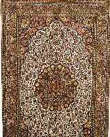 KASCHMIR SEIDE,INDIEN CA 186 X 120 CM. FLOR REINE NATURSEIDE.