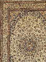 NAIN FEIN,PERSIEN CA 390 X 263 CM. KORKWOLLE MIT SEIDE.CA 1 MIO KN/QM.