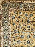 KESCHAN,PERSIEN CA 435 X 305 CM. FLOR WOLLE.CA 40 JAHRE,