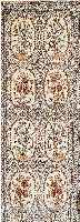 NAIN FEIN,PERSIEN CA 401 X 92 CM. KORKWOLLE MIT SEIDE.CA.1 MIO KN/QM.