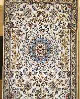 NAIN,PERSIEN CA 297 X 78 CM. FLOR WOLLE MIT SEIDE