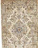 NAIN,PERSIEN CA 177 X 111 CM. FLOR WOLLE MIT SEIDE.