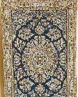 NAIN,PERSIEN CA 175 X 108 CM. FLOR WOLLE MIT SEIDE.