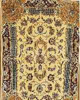 NAIN,PERSIEN CA 158 X 100 CM. FLOR WOLLE MIT SEIDE.