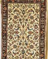 NAIN,PERSIEN CA 156 X 100 CM. FLOR WOLLE MIT SEIDE.