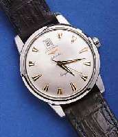 LONGINES HLONGINES HERRENARMBANDUHR CONQUEST AUTOMATIK, EDELSTAHLSCHRAUBGEH., AB HERST. WASSERGE- SCH., DATUM BEI 12, AUFWENDIGES BLATT M. AUF- ...