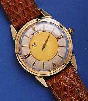 LONGINES HERRENARMBANDUHR MYSTERIEUSE, GG 585/000, BODEN GEDR., VERGL. M. SAPHIR SCHL., STD.-ANZ. DURCH ZEIGERSCHEIBE, RUBIN- SCHMUCKKR. SEK., 17 ...