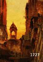 DEHN,DEHN, GEORG, 1843 HANNOVER - 1904 MÜNCHEN, WAR SCHÜLER VON ARTHUR VON RAMBERG IN MÜNCHEN, WERKE AUCH IN ÖFFENTLICHEM BESITZ, BLICK DURCH ...