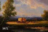 WAGNWAGNER, HANS, SÜDDEUTSCHER KÜNSTLER, 2. HÄLFTE 20. JH., HEUERNTE IN VORALPENLANDSCHAFT AN EINEM SEE, ÖL/LWD., SIGN., CA.: 50X100 CM, R.