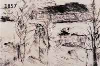 CORINTH, LOVIS, 1858-1925, LANDSCHAFT AM WALCHENSEE, RADIERUNG, CA. 24 X 31,5 CM, PP