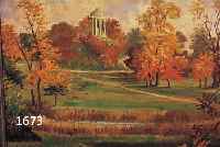 GEMBGEMBS, MÜNCHENER KÜNSTLER, AANFANG 20. JH., DER MONOPTEROS IM ENGLISCHEN GARTEN, ÖL/MAL- KARTON, SIGN., MIT ORTSBEZ. MÜNCHEN, 46X64 CM, R.
